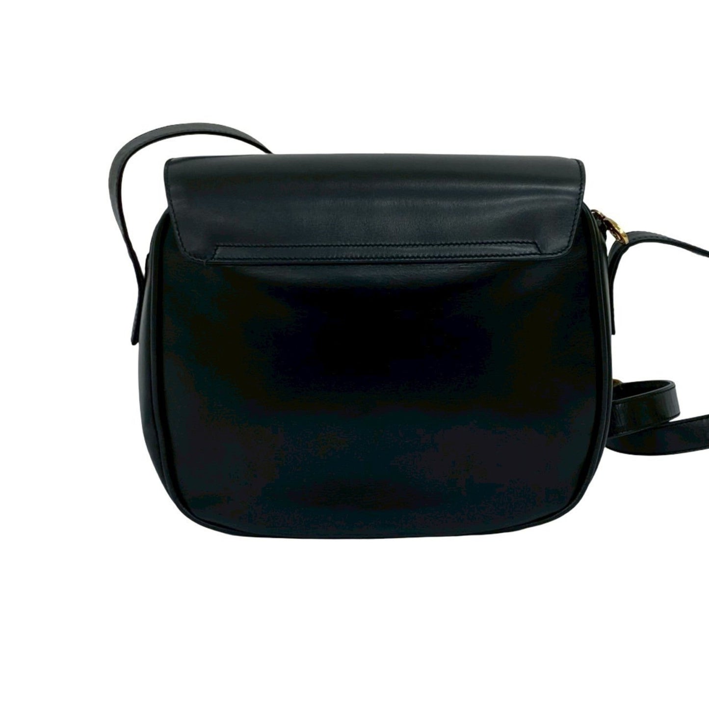 Gucci Black Leather Pochette Shoulder Bag