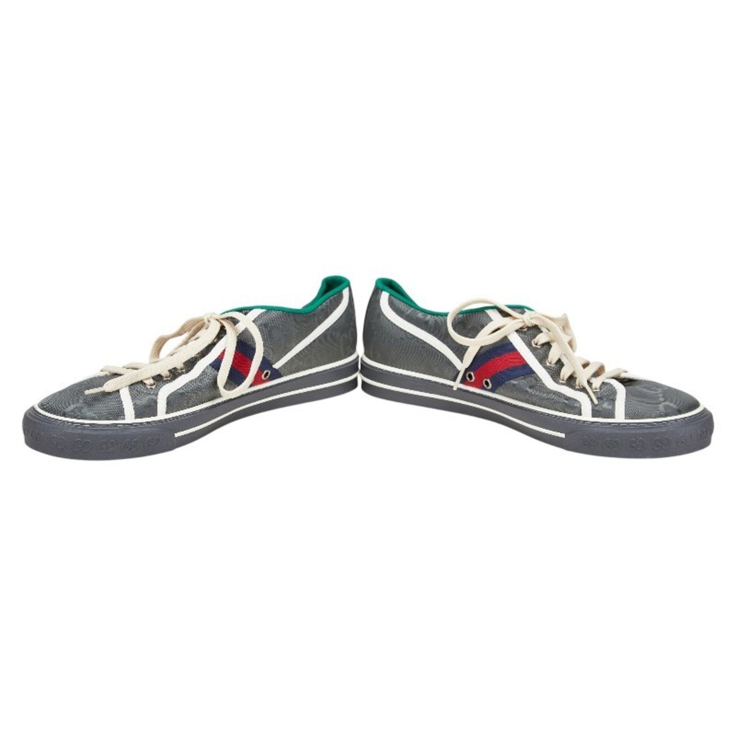 Gucci Gray Multi-Color Sneakers