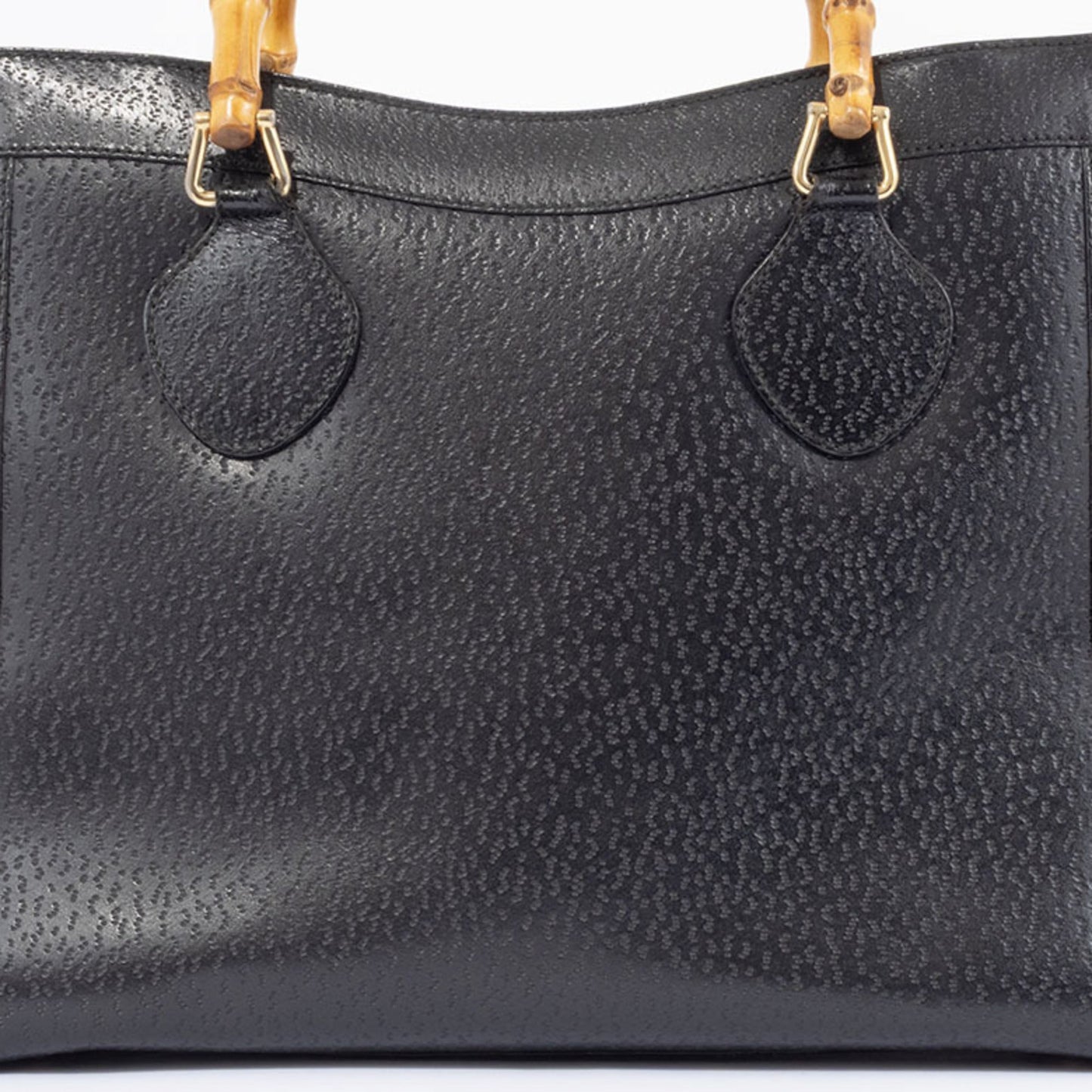 Gucci Black Leather Tote Bag