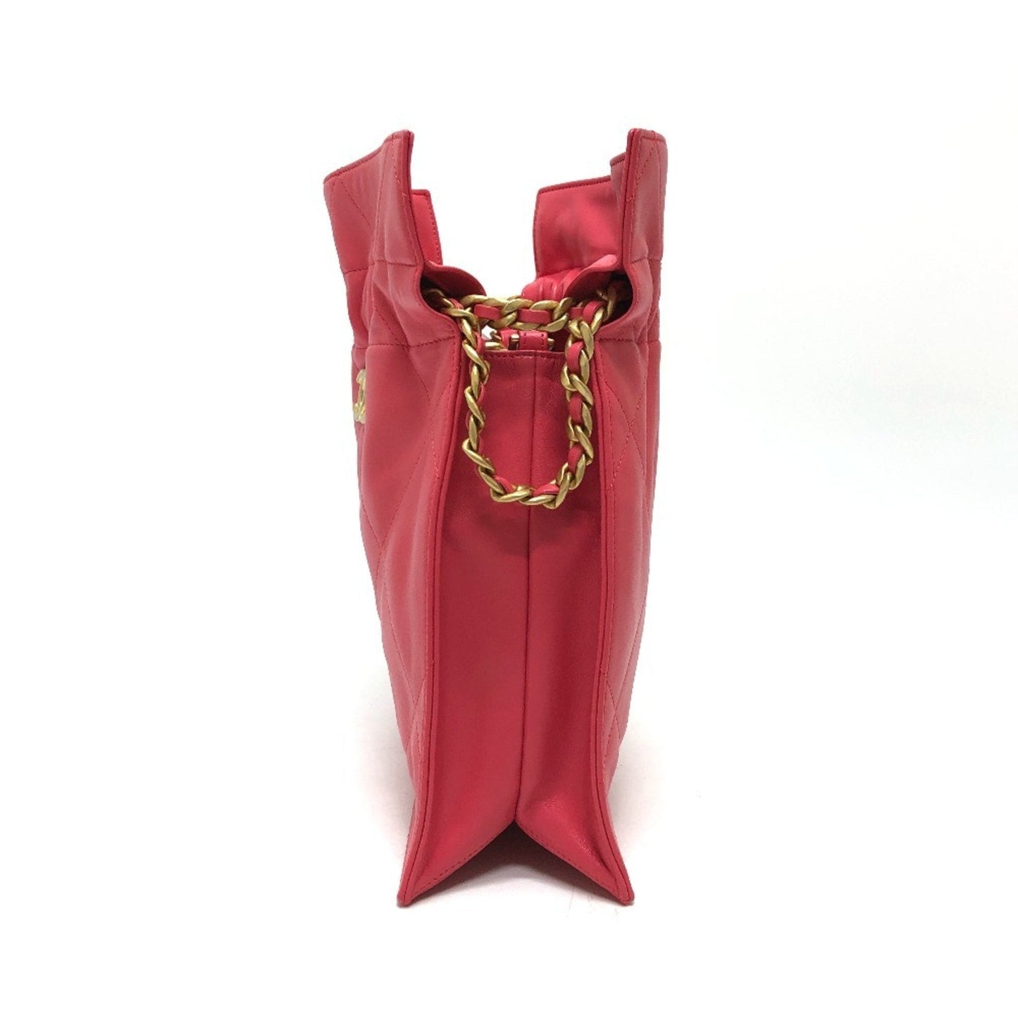 Chanel Pink Leather Handbag Tote Bag