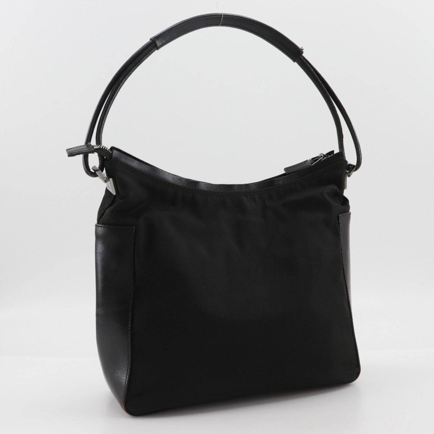 Gucci Black Nylon Canvas Shoulder Bag