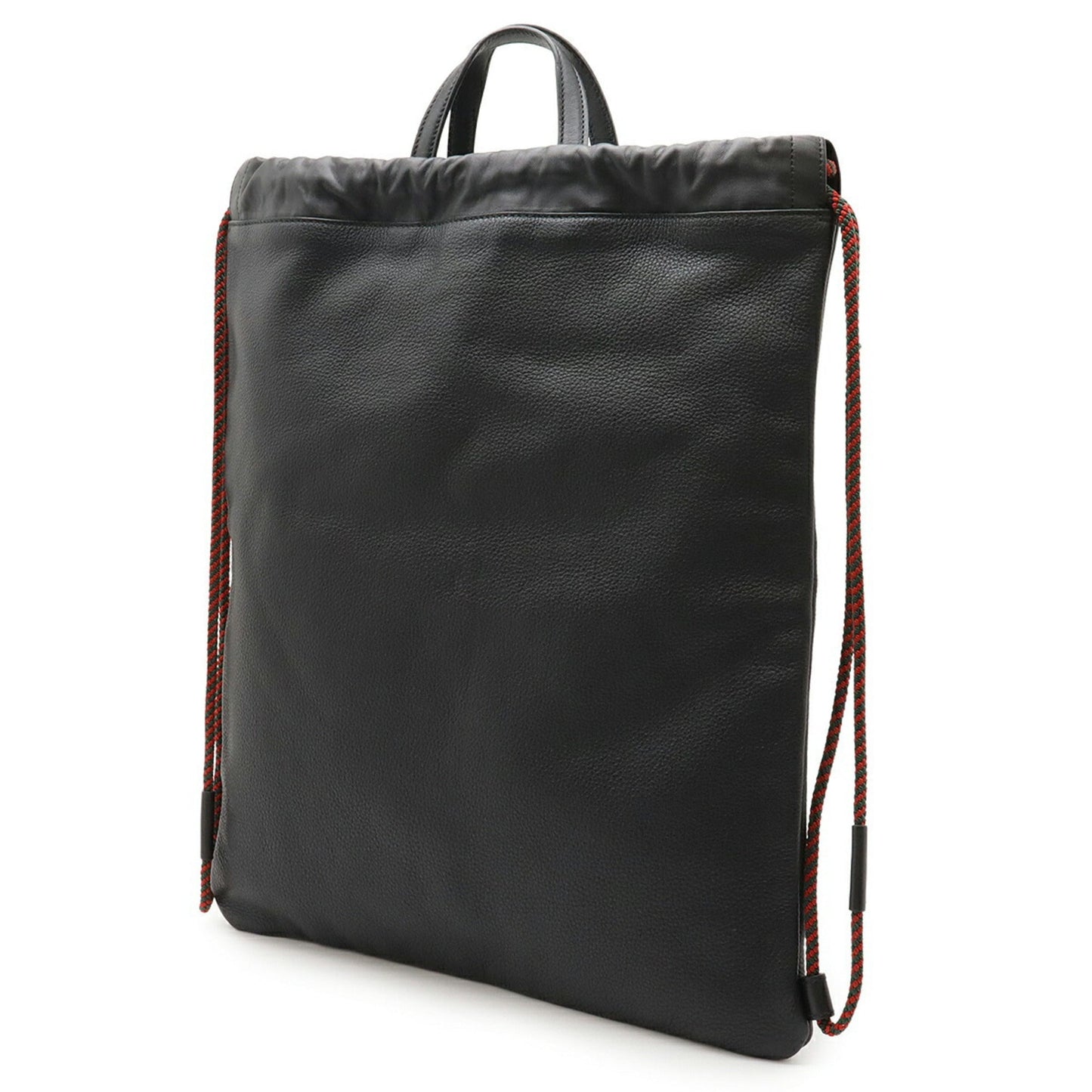 Gucci Black Green Red Color Leather Backpack