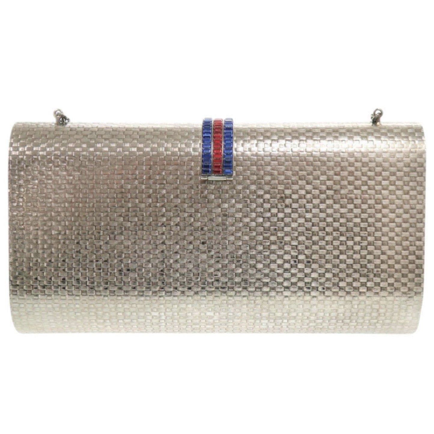 Gucci Silver Metal Shoulder Bag