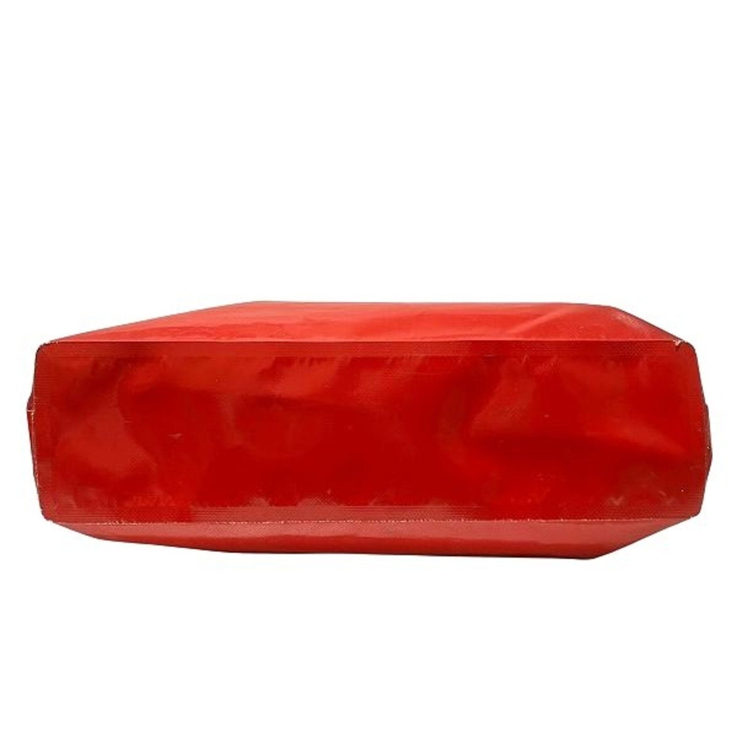 Chanel Red Color Vinyl Tote Bag