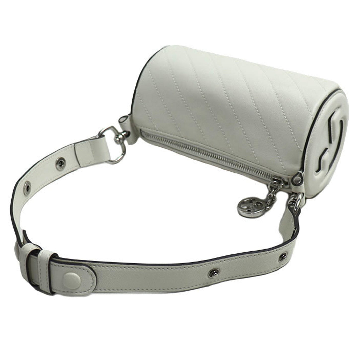 Gucci White Leather Shoulder Bag