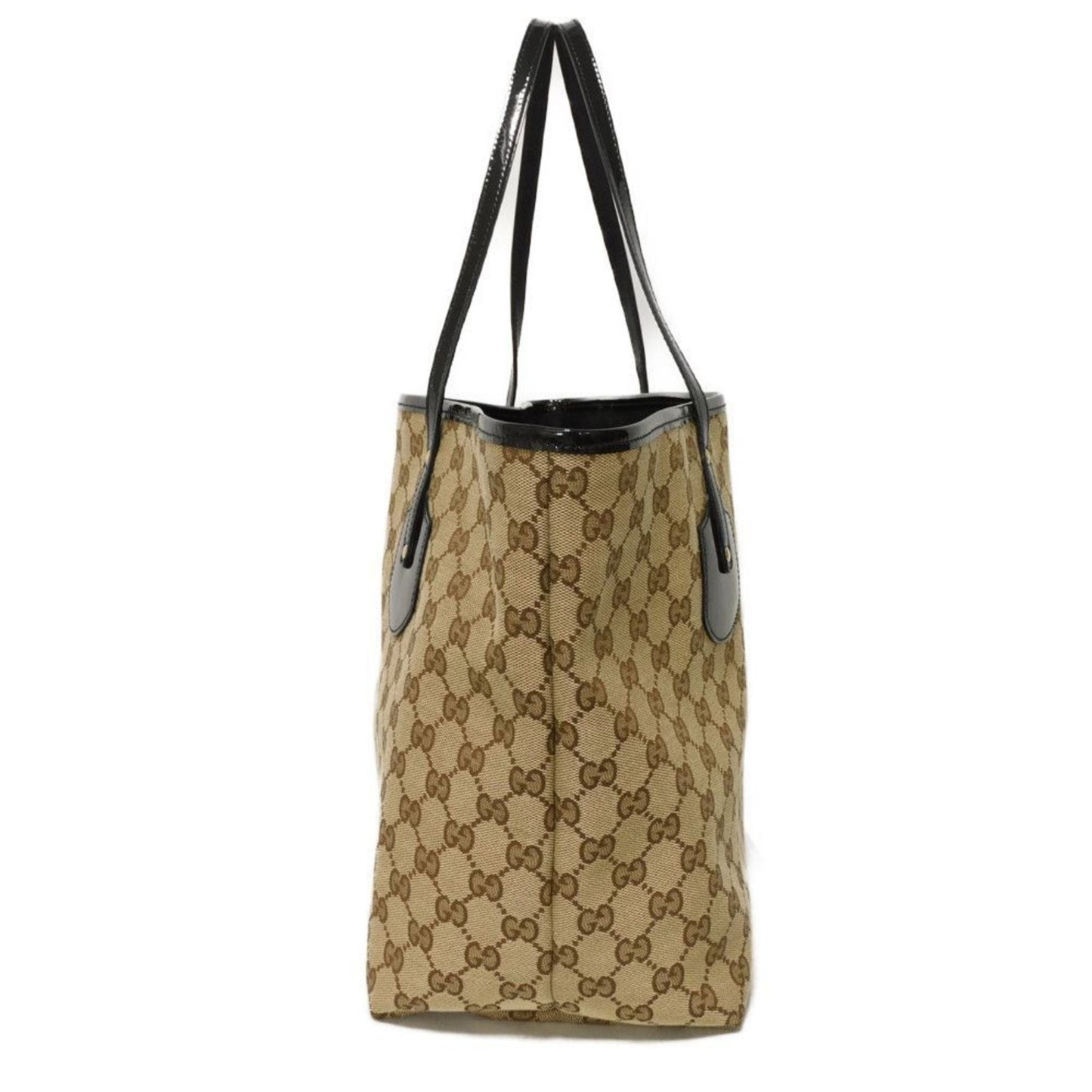 Gucci Beige Gg Canvas Tote Bag