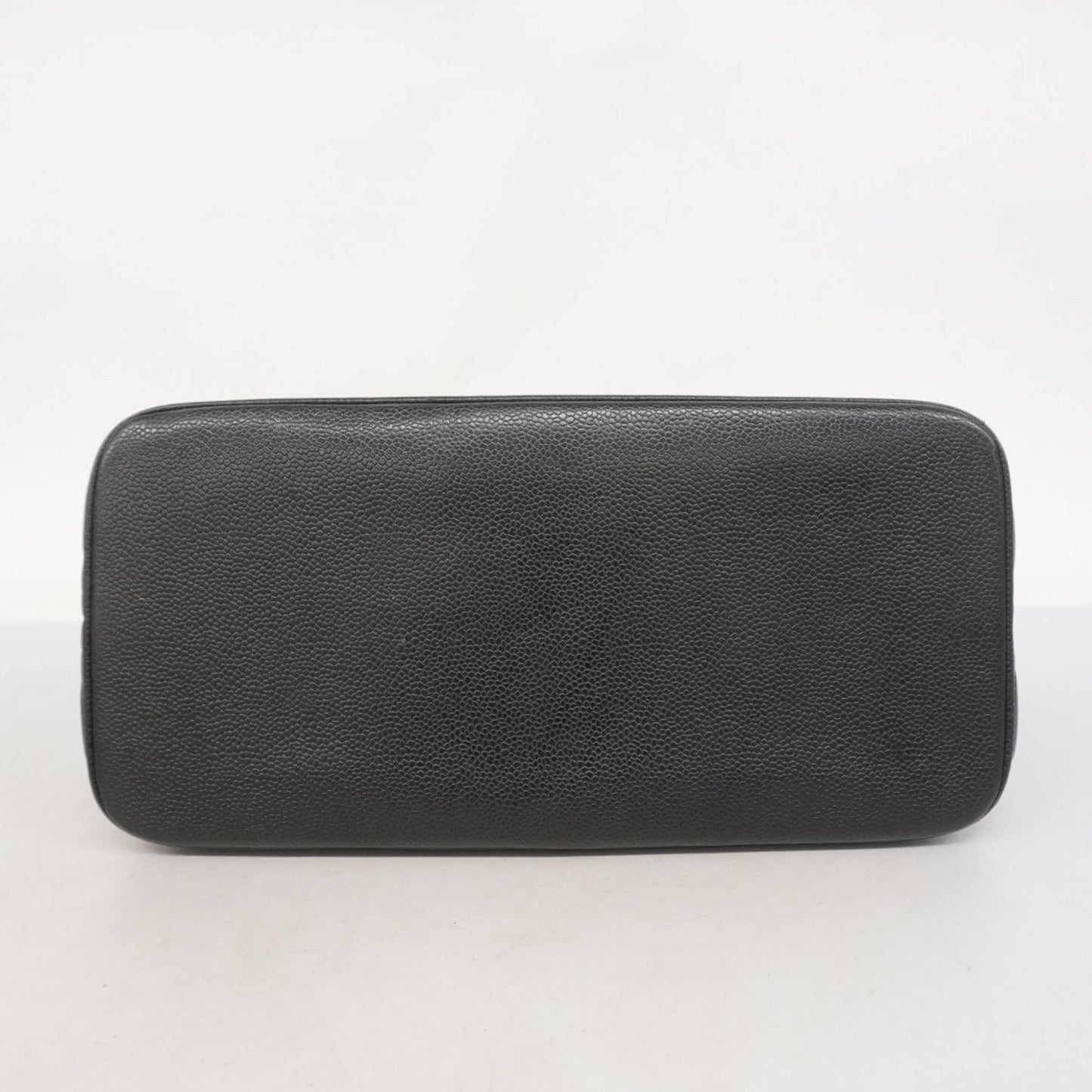 Chanel Black Grained Calfskin Tote Bag