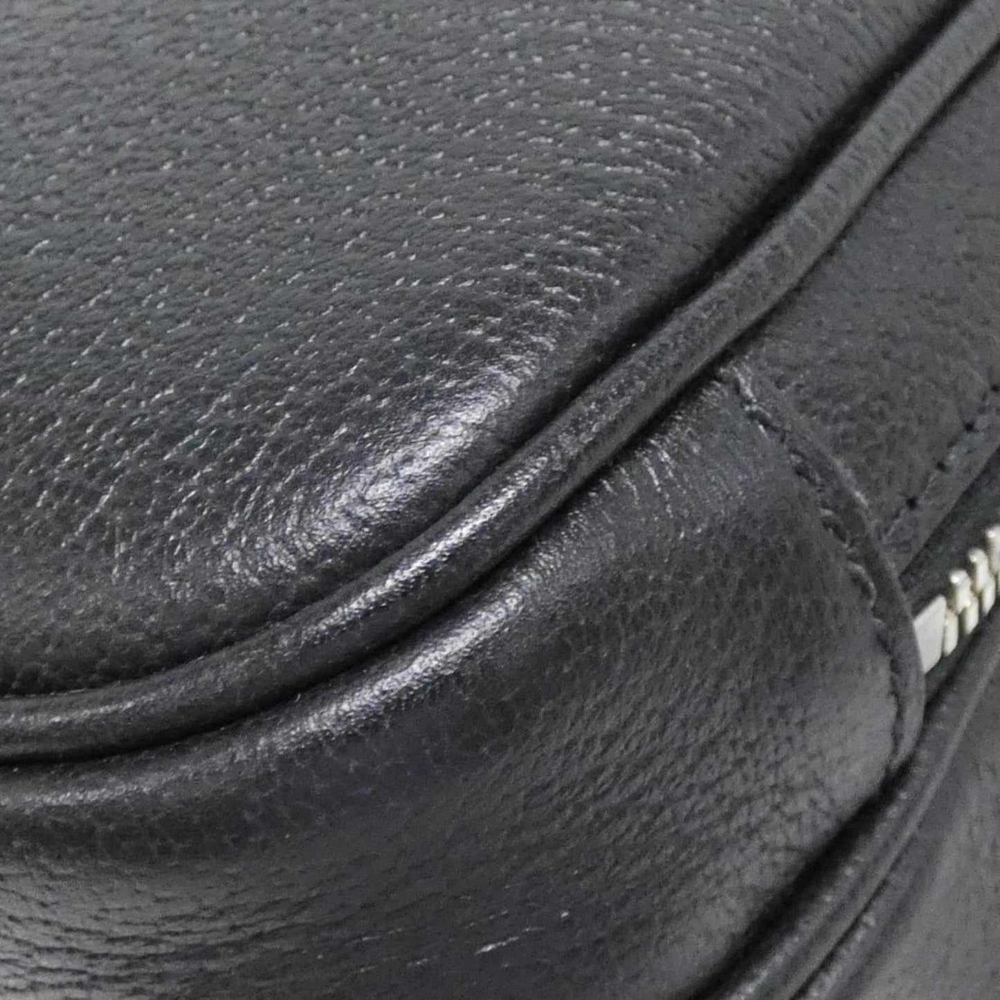 Gucci Black Gg Supreme Leather Backpack