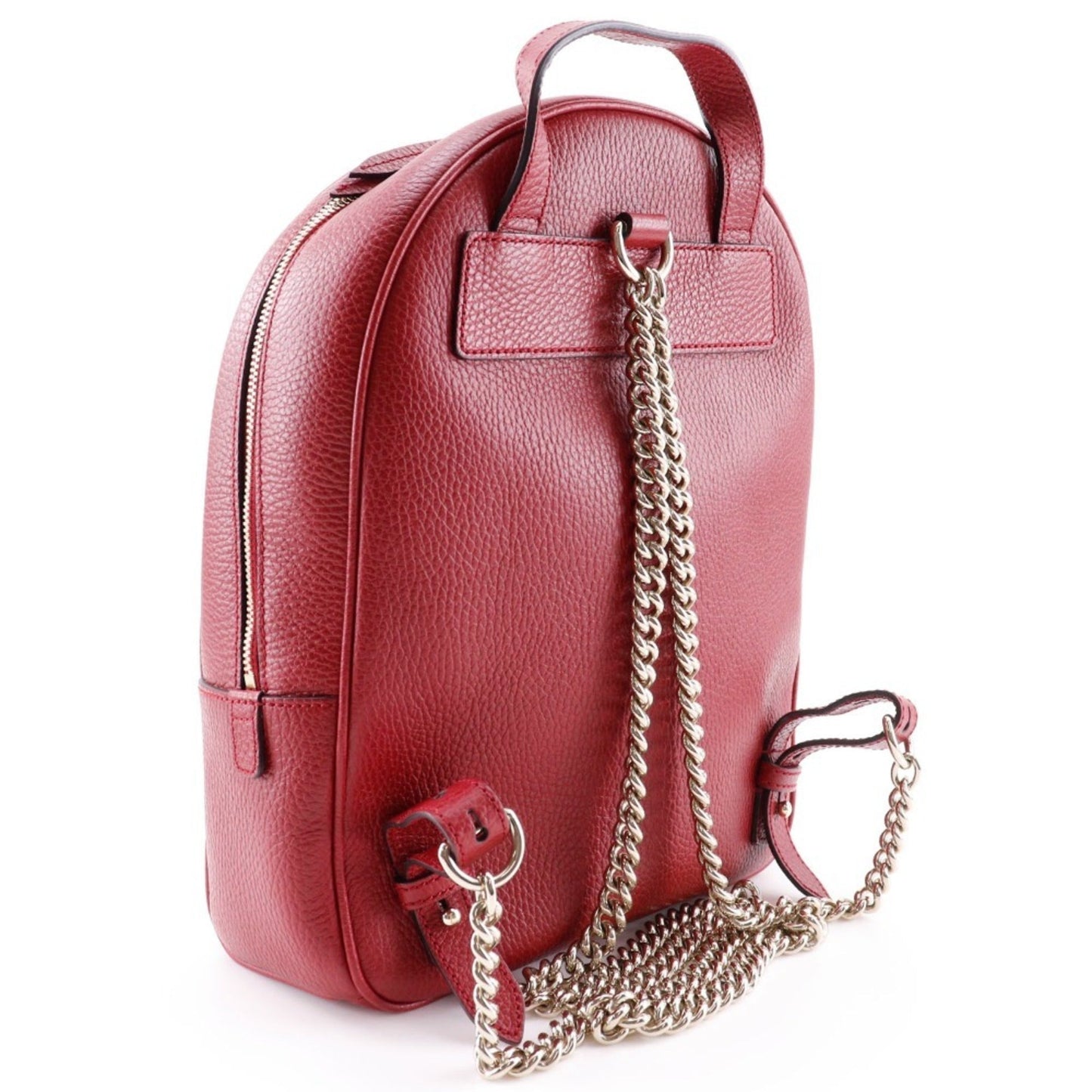 Gucci Red Color Leather Backpack
