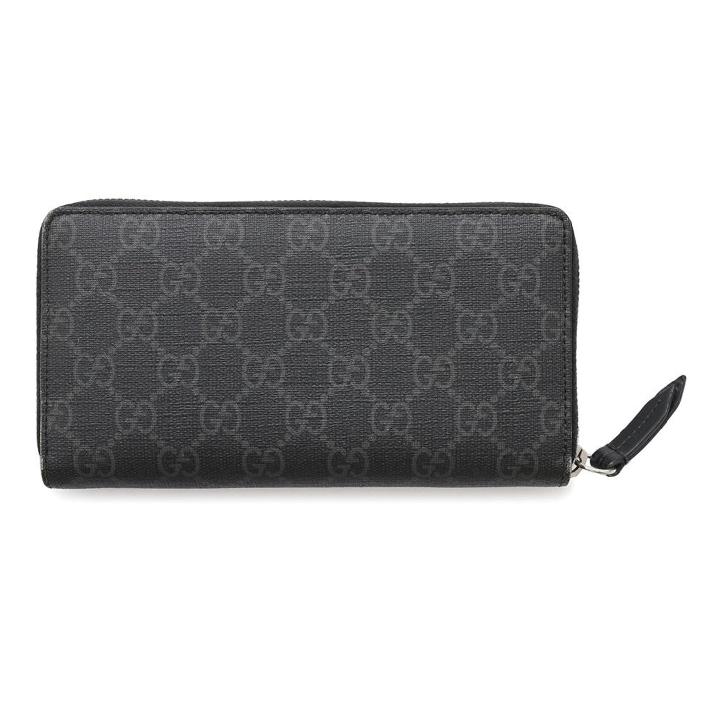 Gucci Black Gg Supreme Long Wallet (Bi-Fold)