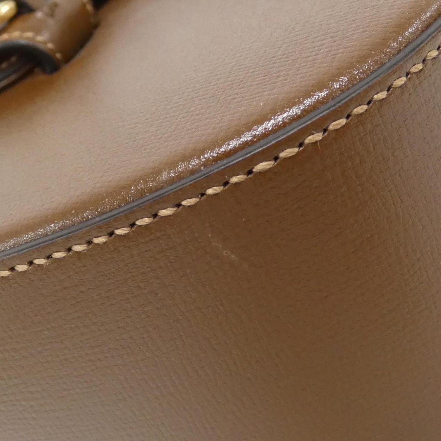 Gucci Brown Leather Shoulder Bag