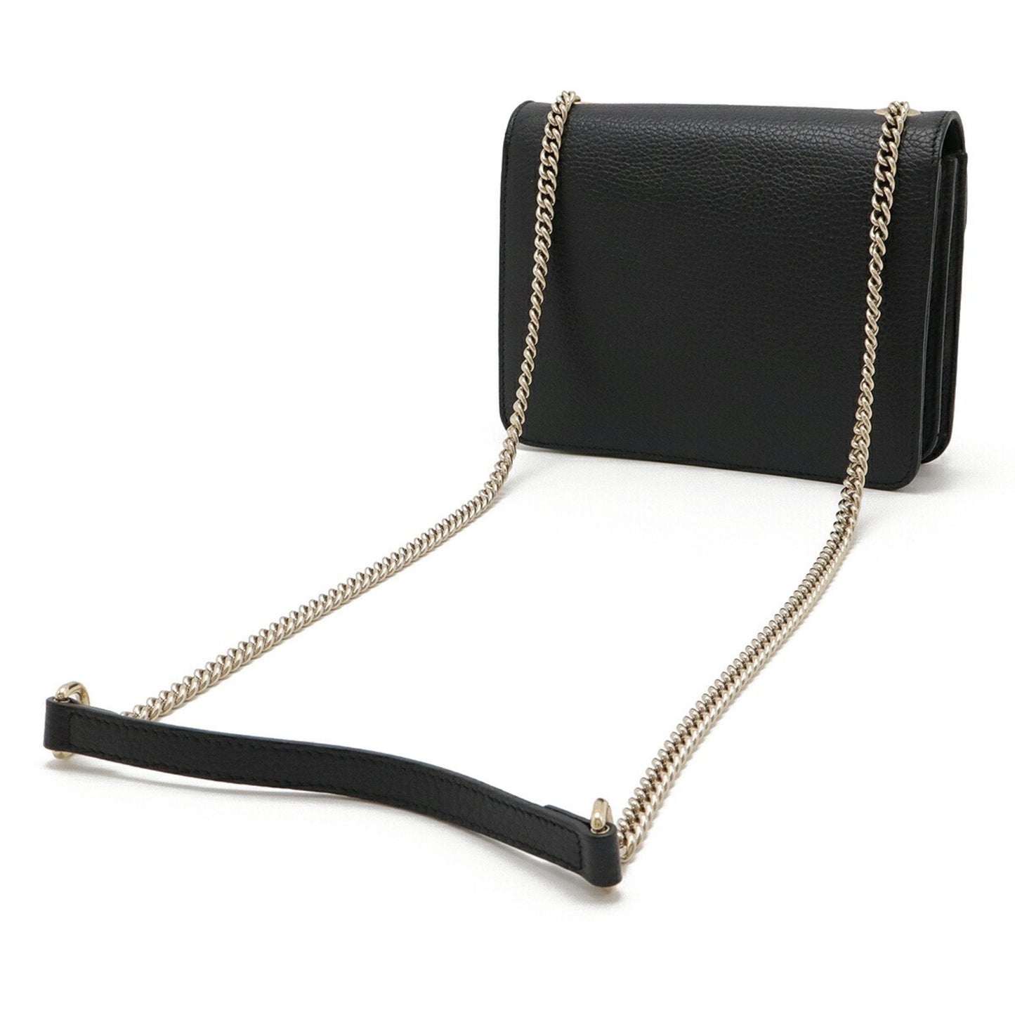 Gucci Black Leather Shoulder Bag
