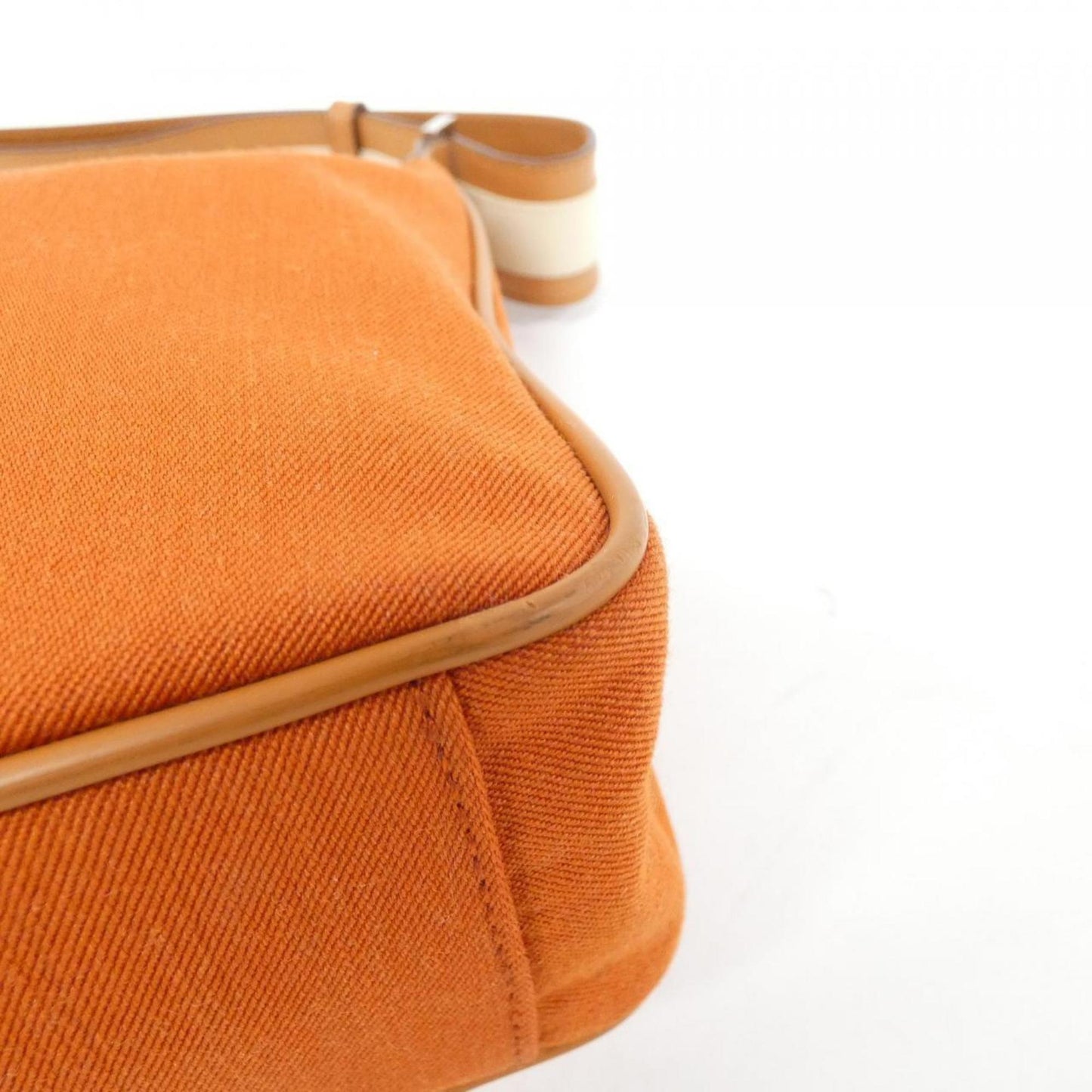 Gucci Light Brown Canvas Leather Shoulder Bag