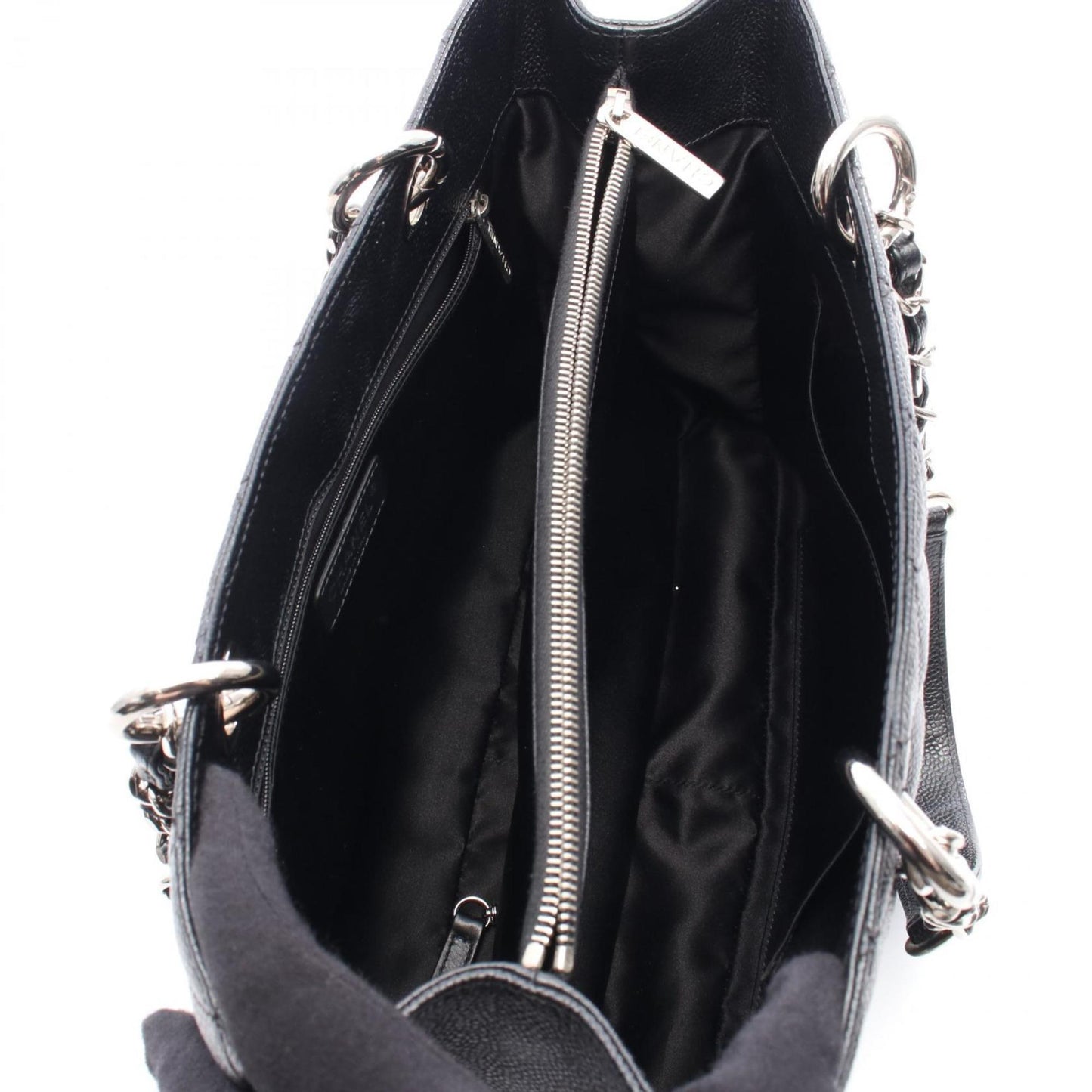 Chanel Black Leather Tote Bag