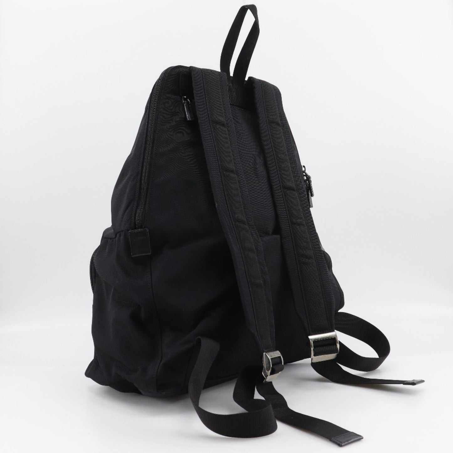 Gucci Black Nylon Canvas Backpack