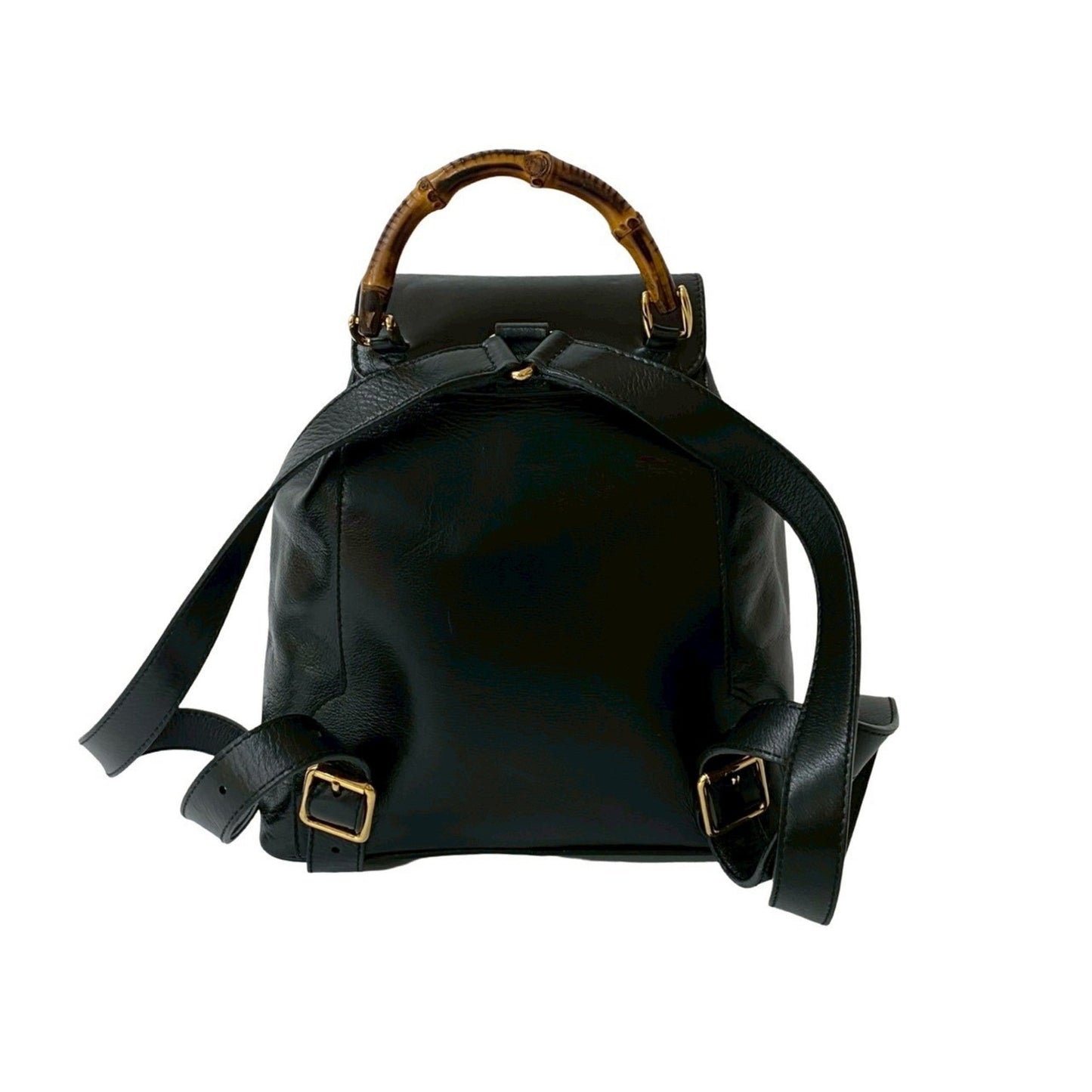 Gucci Black Leather Backpack