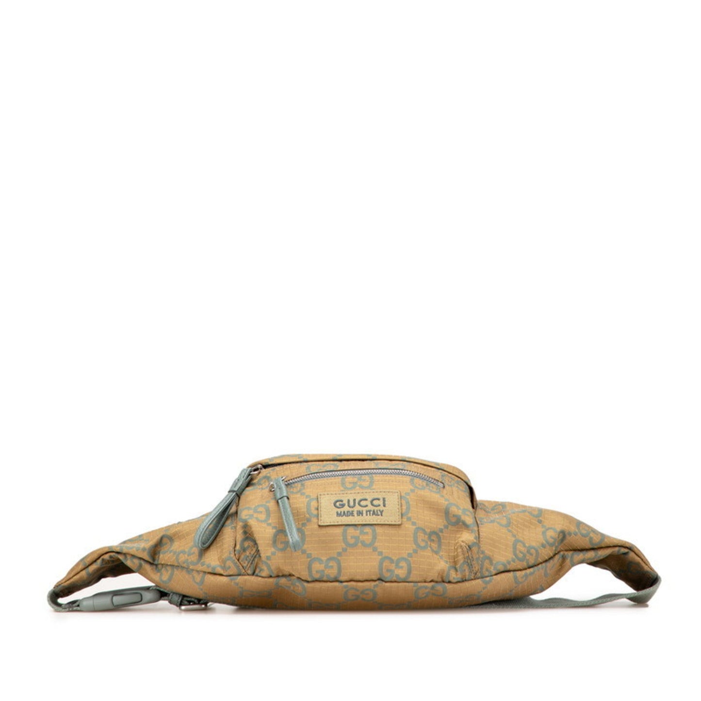 Gucci Khaki Nylon Fanny Pack