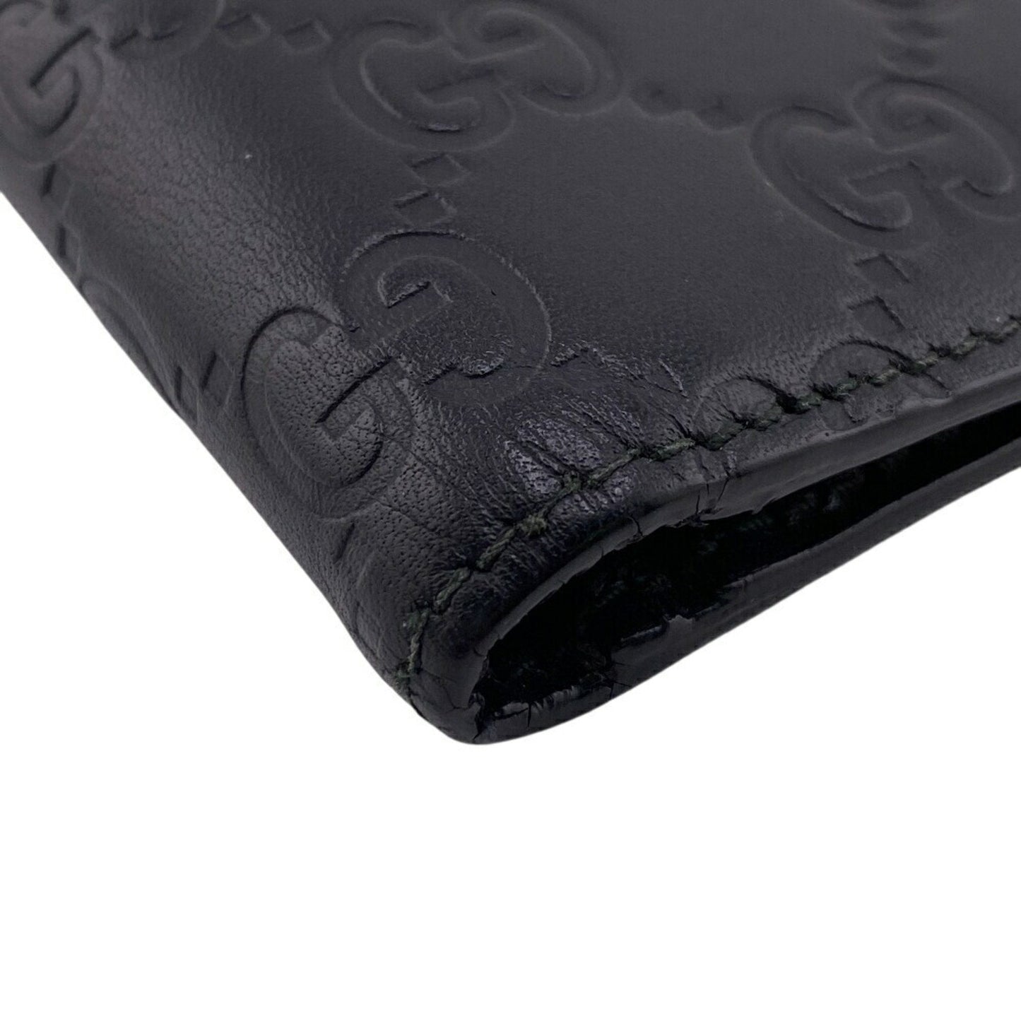 Gucci Black Leather Wallet (Bi-Fold)