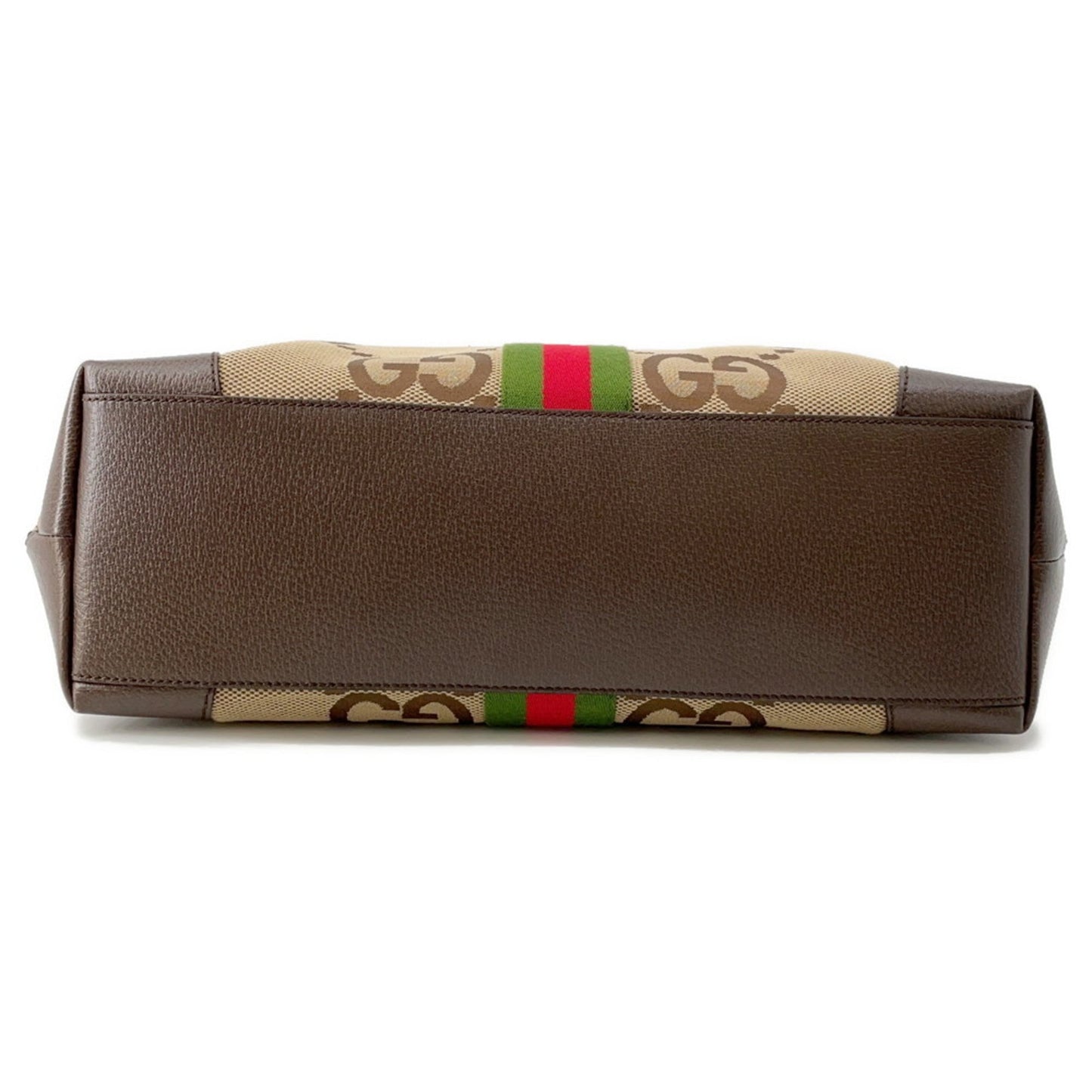 Gucci Beige Brown Canvas Tote Bag