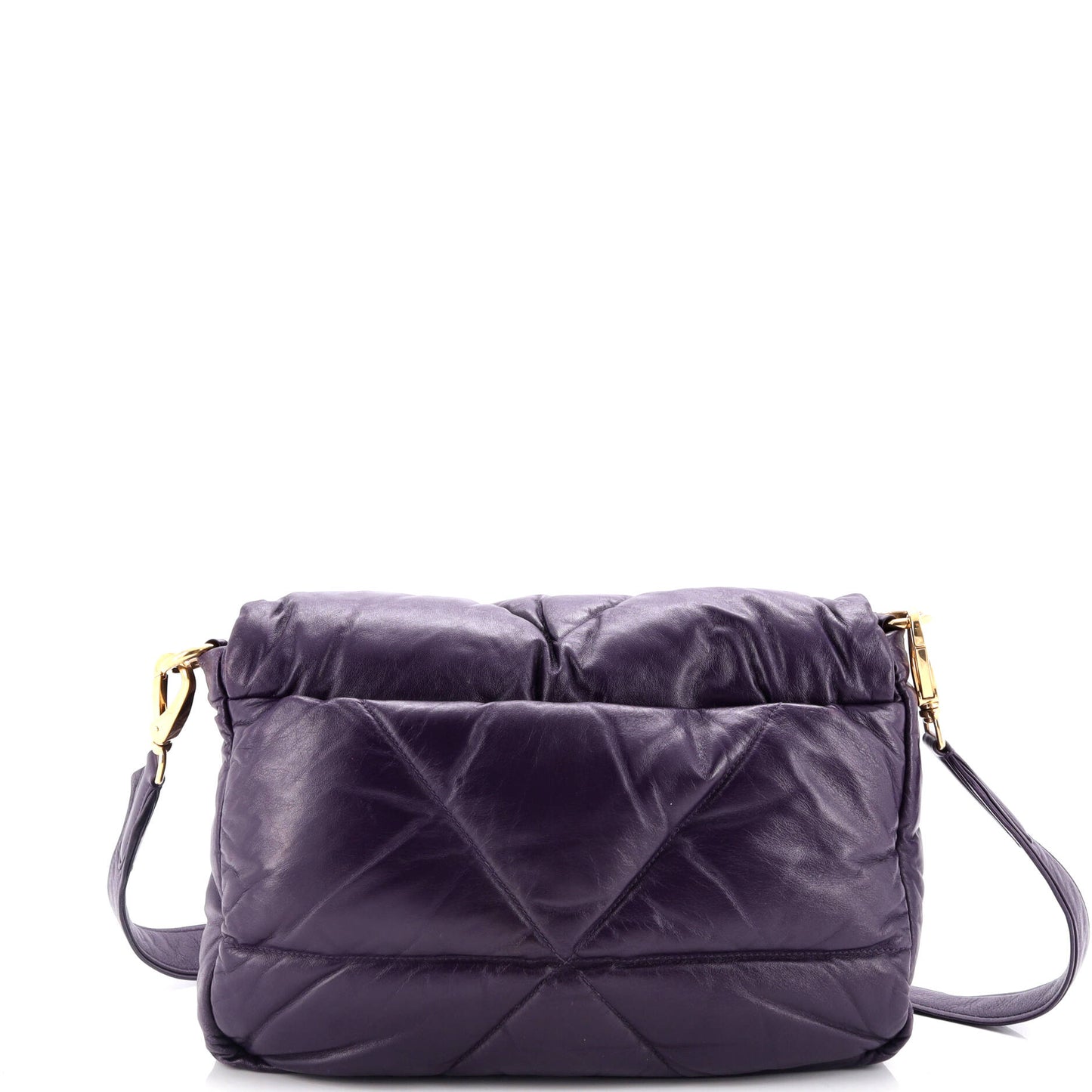 Padded Shoulder Bag Quilted Nappa Leather