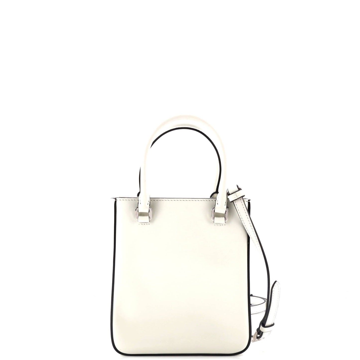 Convertible Open Tote Brushed Leather Mini