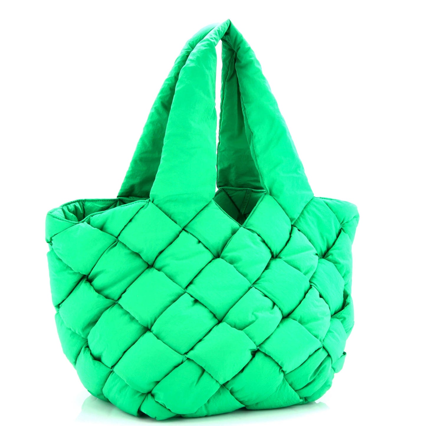 Cassette Paper Tote Intrecciato Nylon