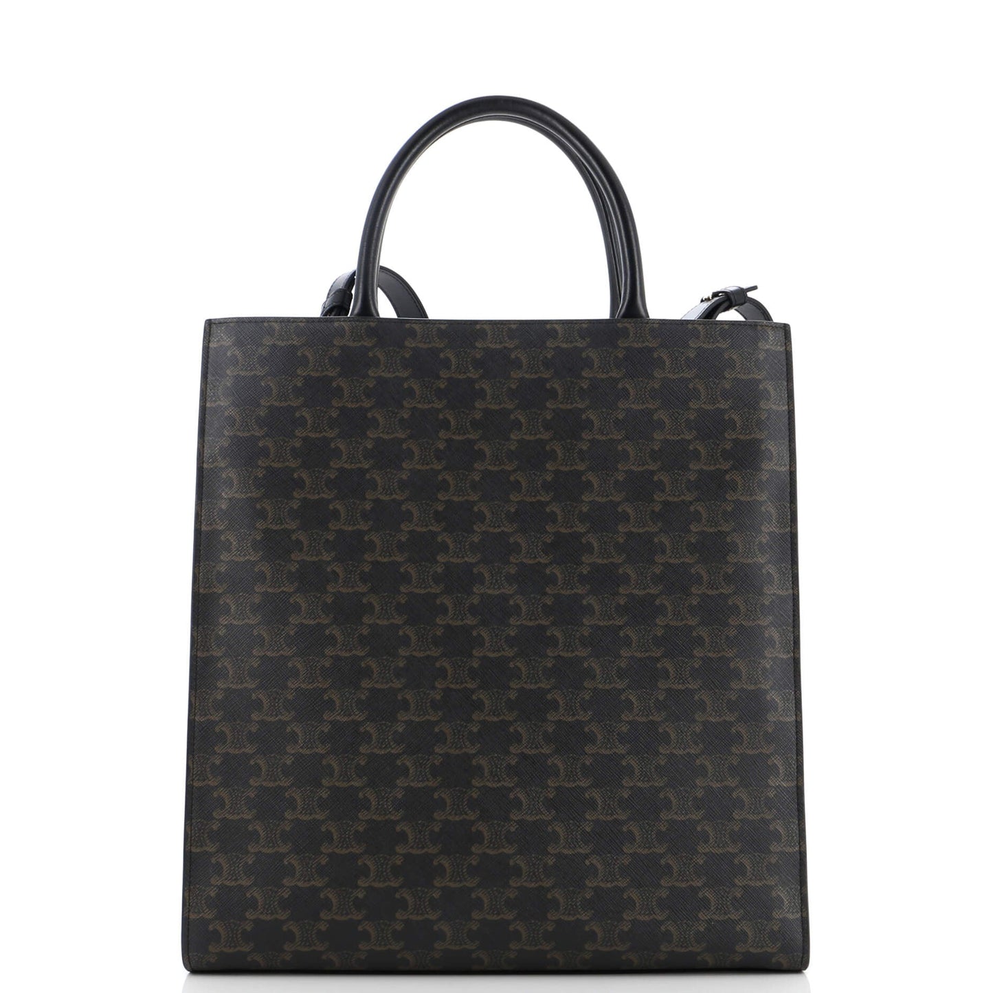 Vertical Cabas Tote Triomphe Coated Canvas Medium