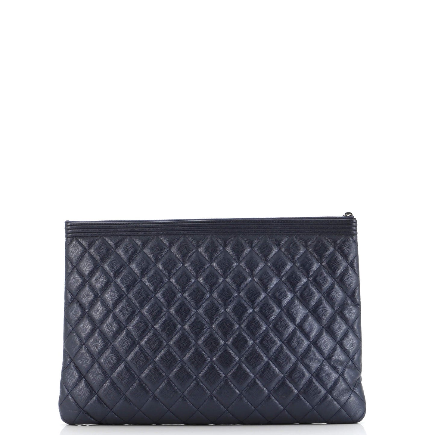 Boy O Case Clutch Quilted Caviar Large