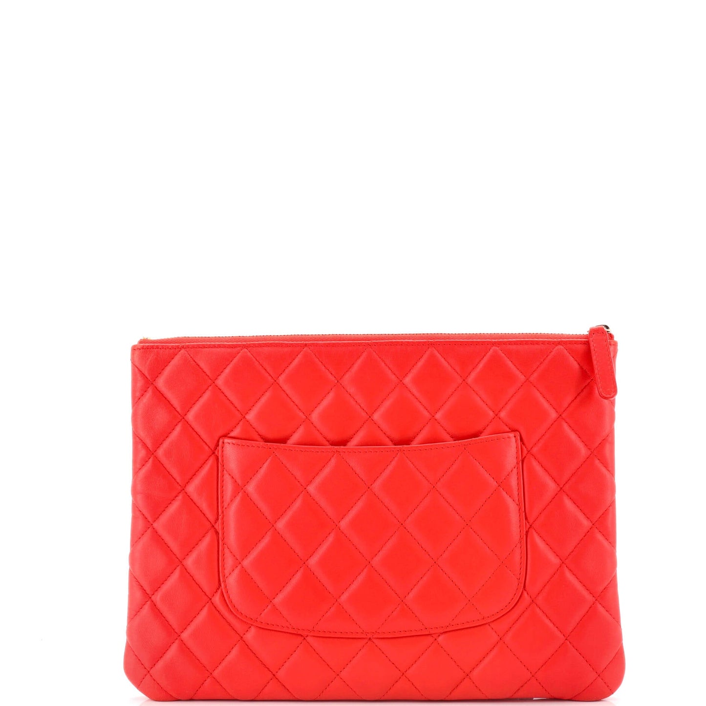 O Case Clutch Quilted Lambskin Medium