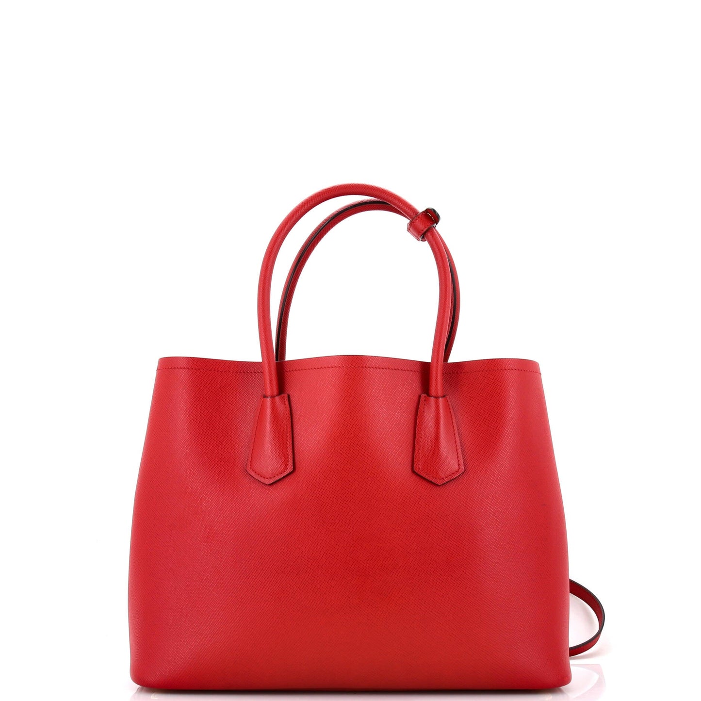 Cuir Double Tote Saffiano Leather Large