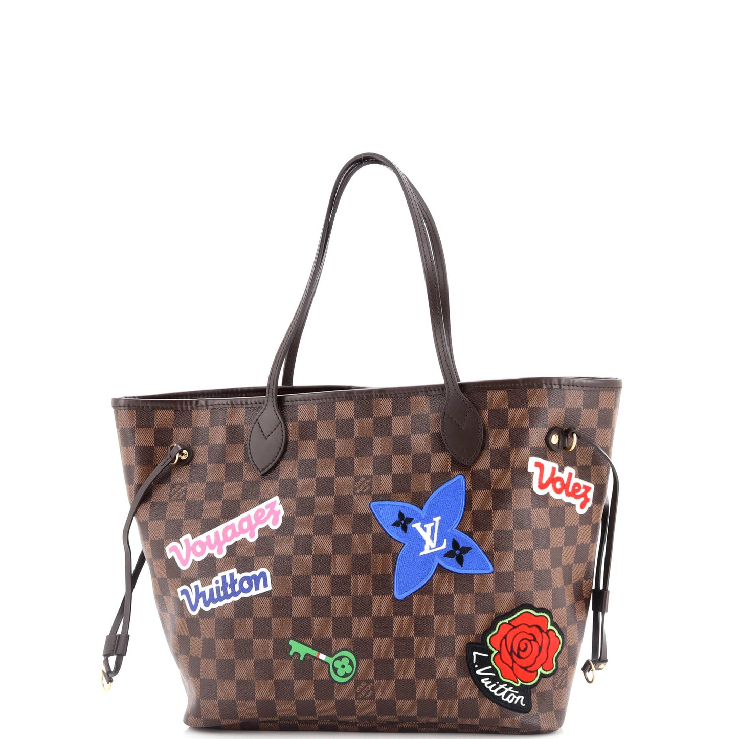 Neverfull NM Tote Limited Edition Patches Damier MM
