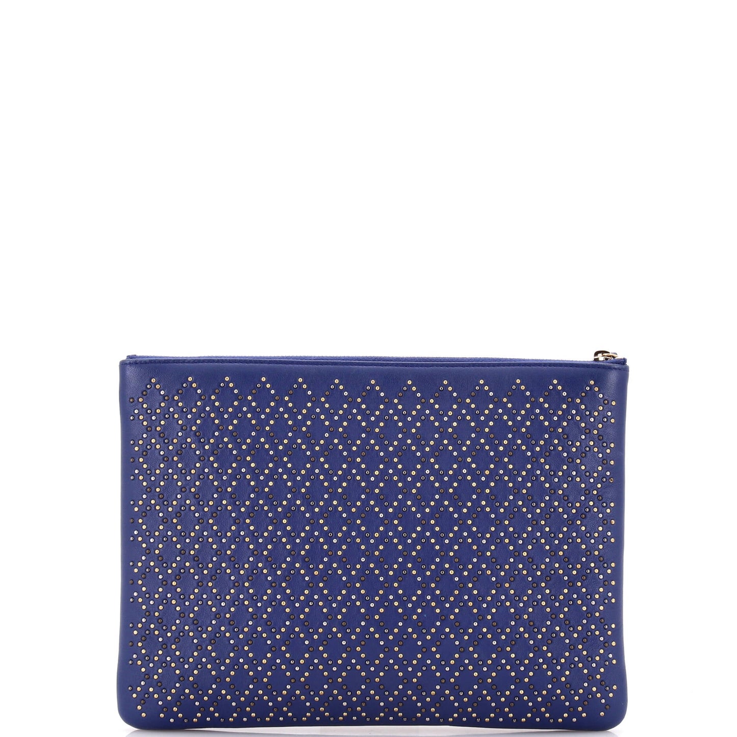 O Case Clutch Studded Lambskin Medium