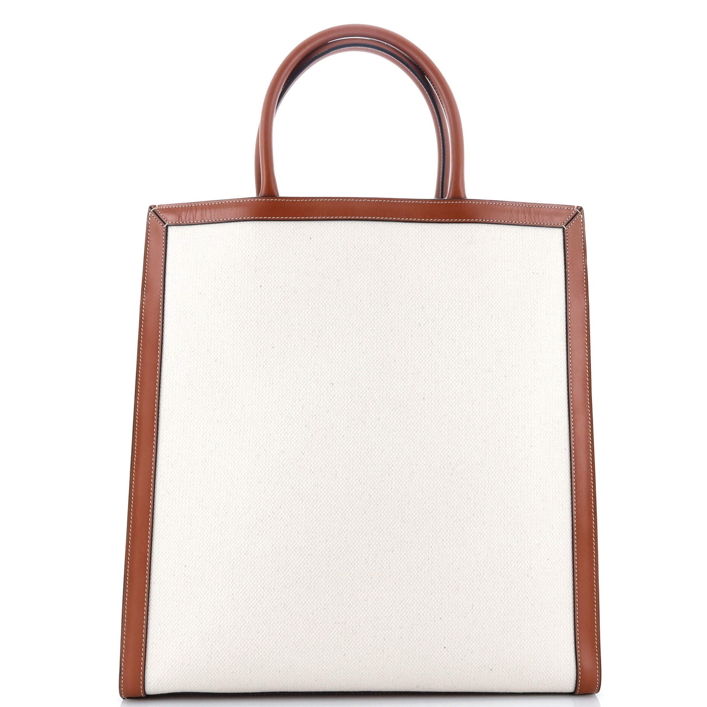 Sulky Vertical Cabas Tote Canvas with Leather Large