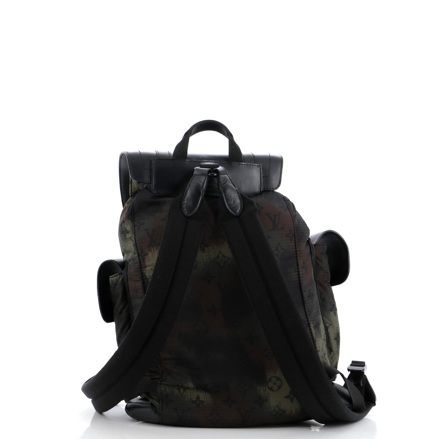 Christopher Backpack Limited Edition Camouflage Monogram Nylon with Leather PM