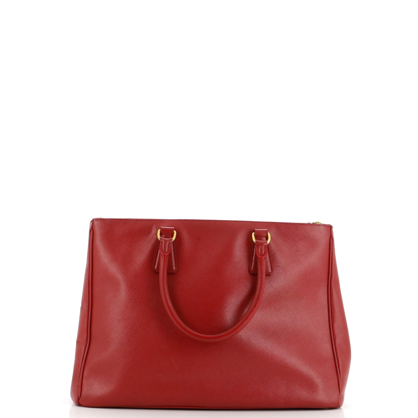 Double Zip Lux Tote Saffiano Leather Large