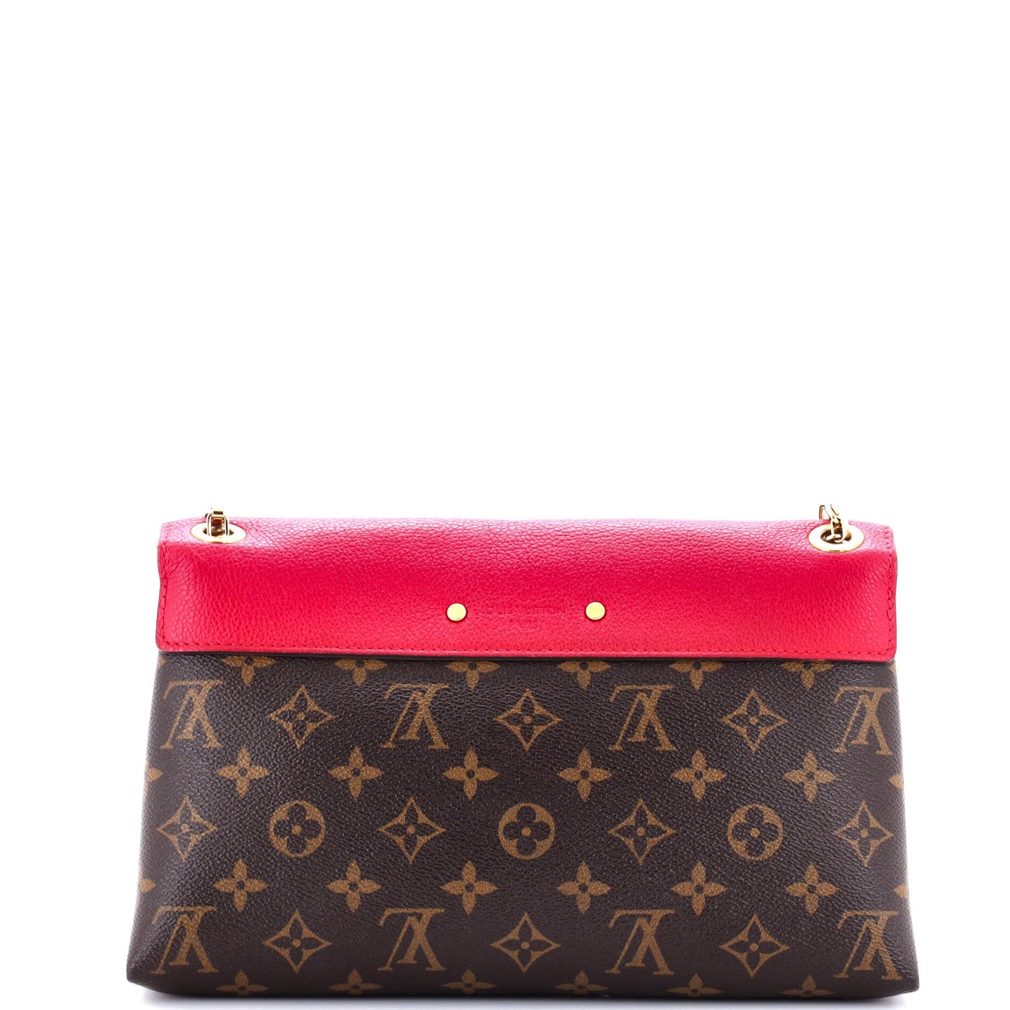 Pallas Chain Shoulder Bag Monogram Canvas and Calfskin