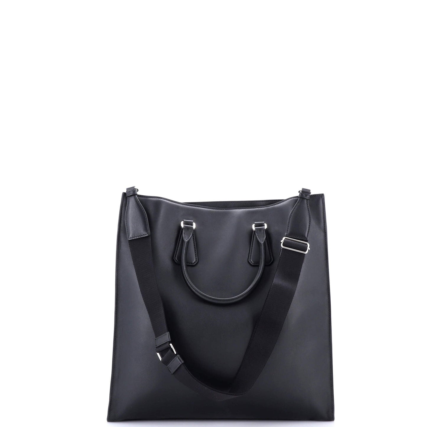 Convertible Triangle Shopper Tote Soft Calf Medium