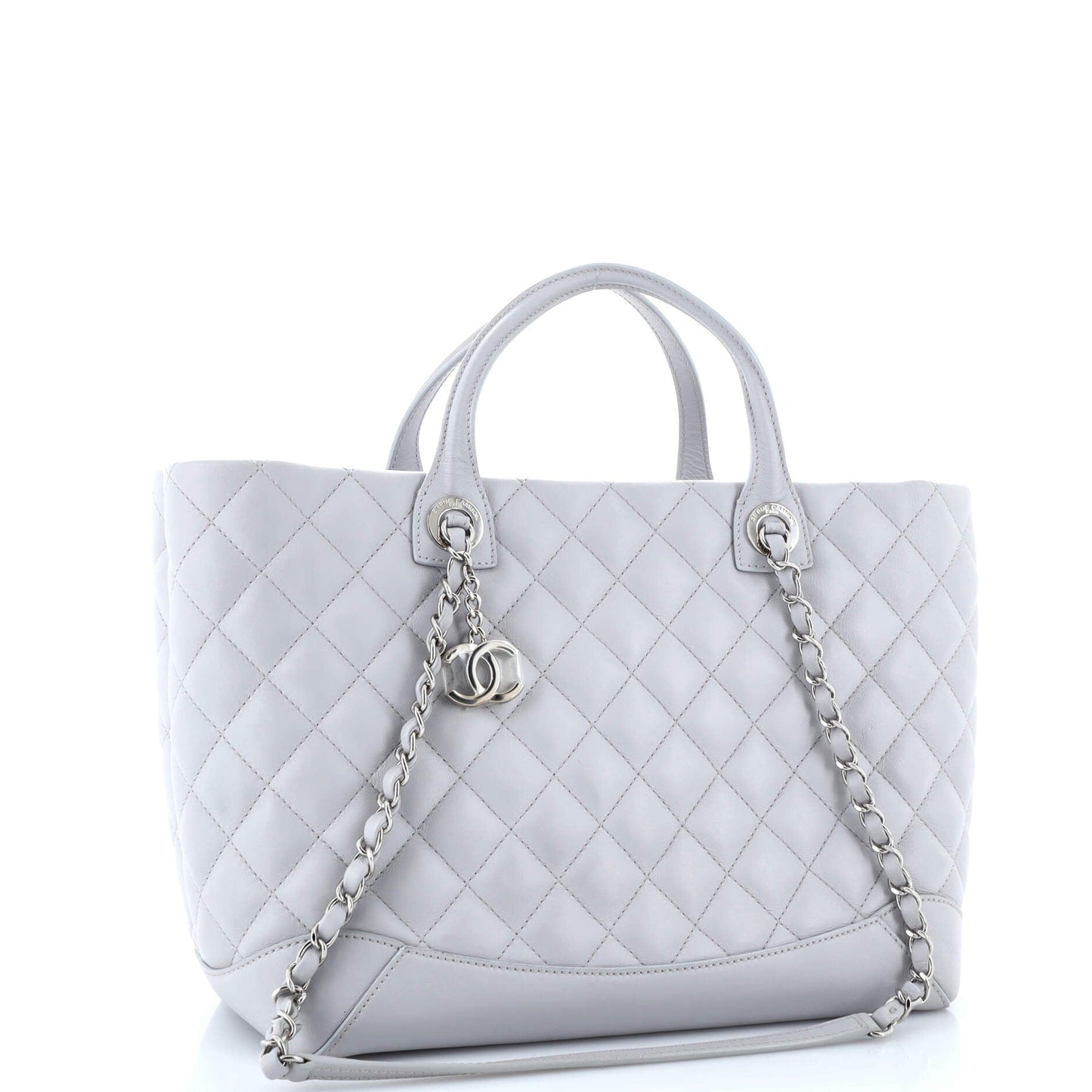 Easy Shopping Tote Quilted Calfskin Large