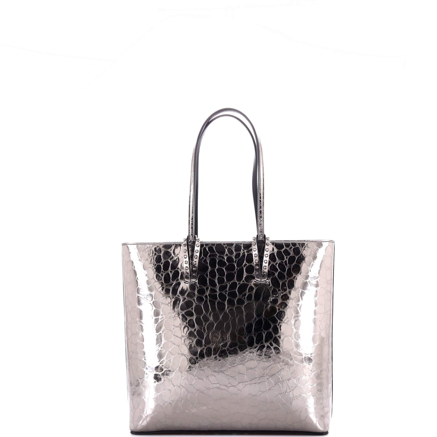 Cabata North South Zipped Tote Crocodile Embossed Leather