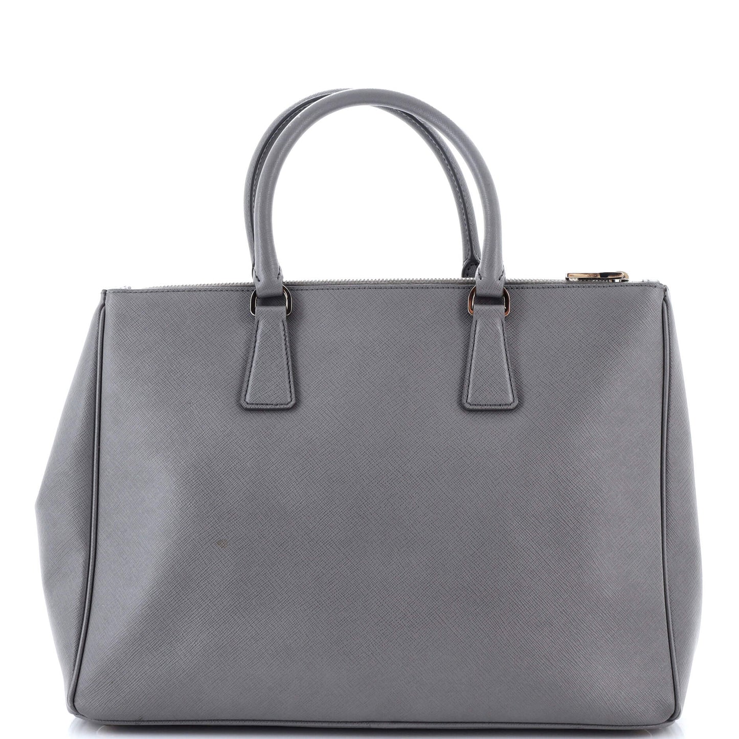 Double Zip Lux Tote Saffiano Leather Medium