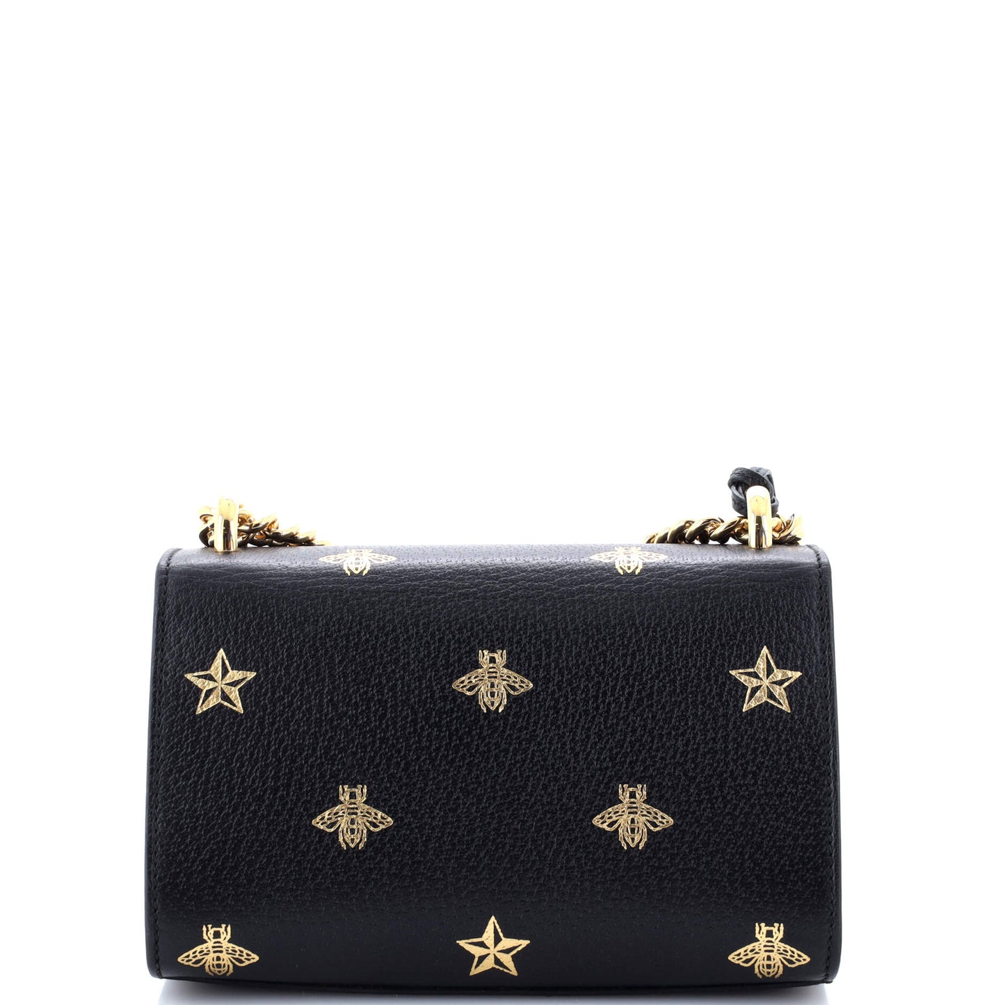 Padlock Shoulder Bag Printed Leather Small