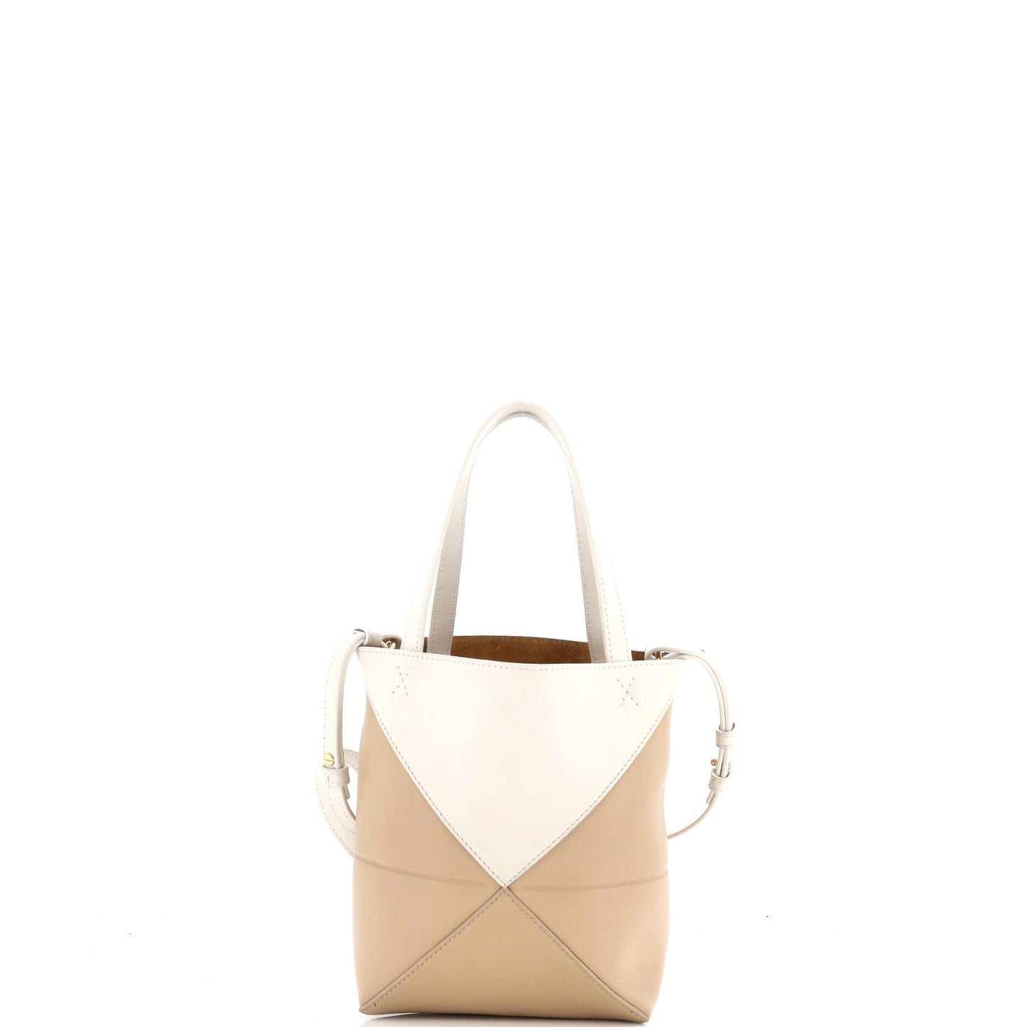 Puzzle Fold Tote Leather Mini