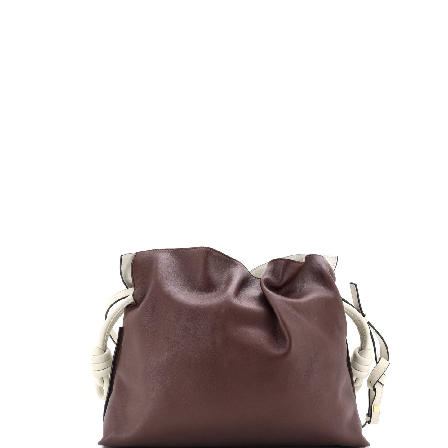 Flamenco Knot Clutch Leather Medium