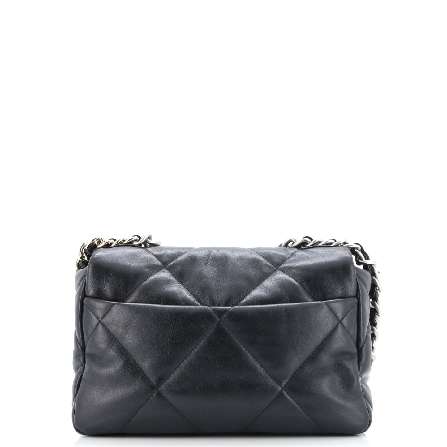 19 Flap Bag Quilted Leather Medium