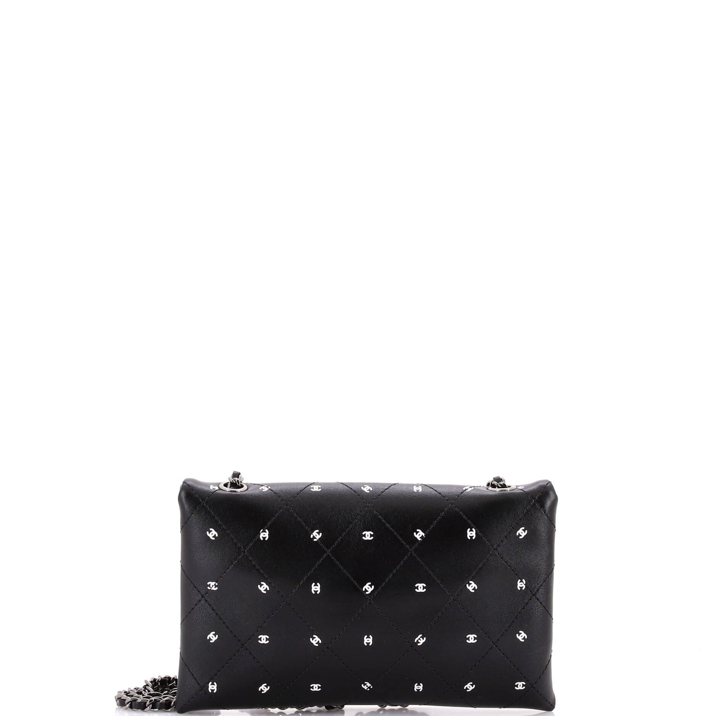 CC Envelope Chain Clutch Printed Lambskin