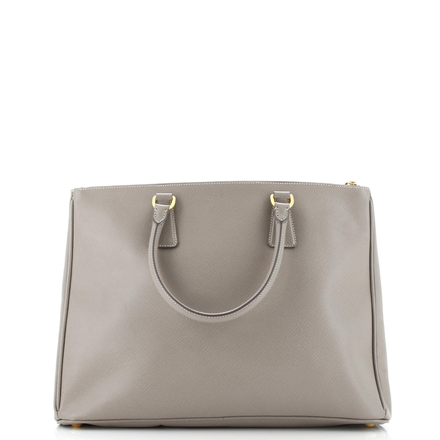 Double Zip Lux Tote Saffiano Leather Large