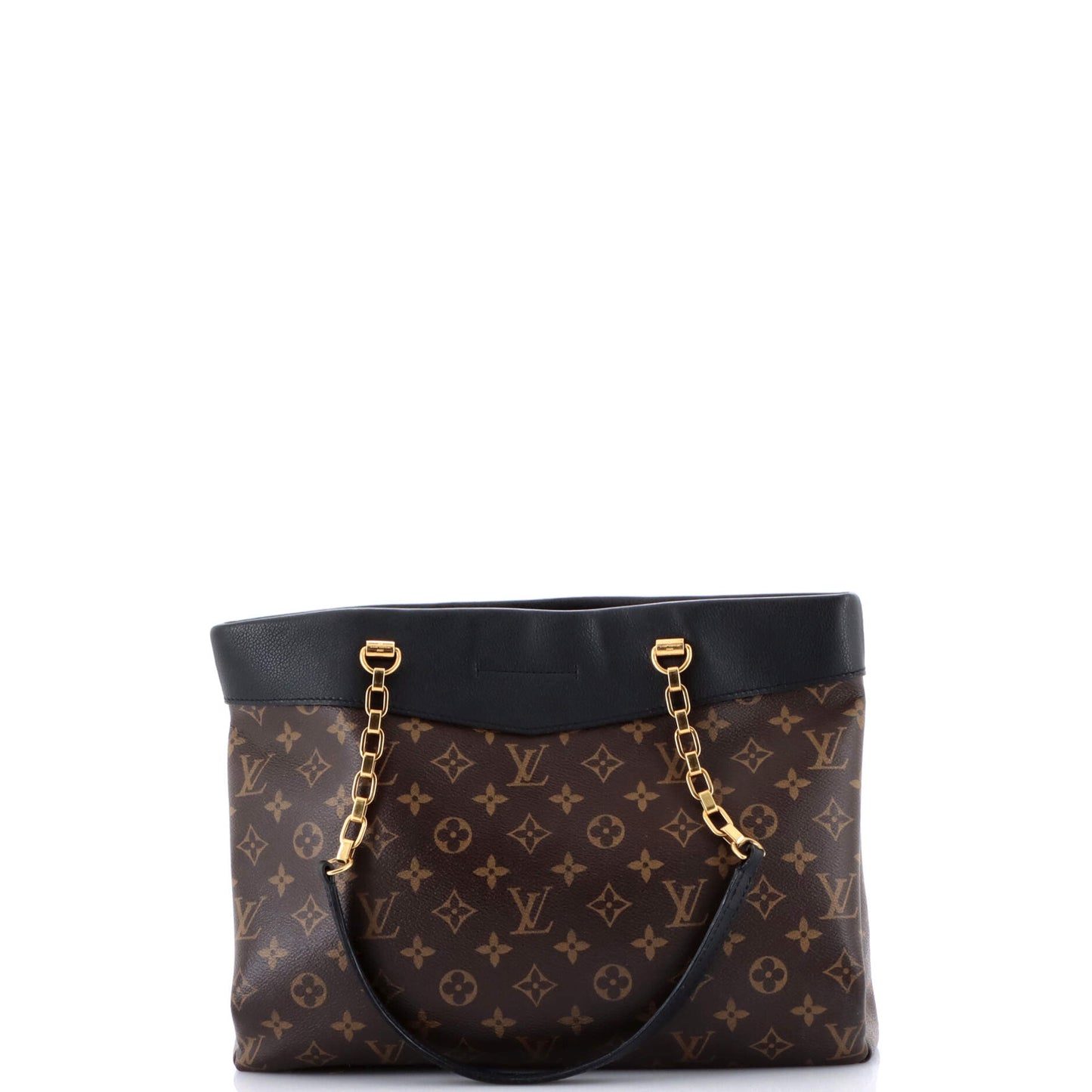 Pallas Shopper Monogram Canvas and Calfskin