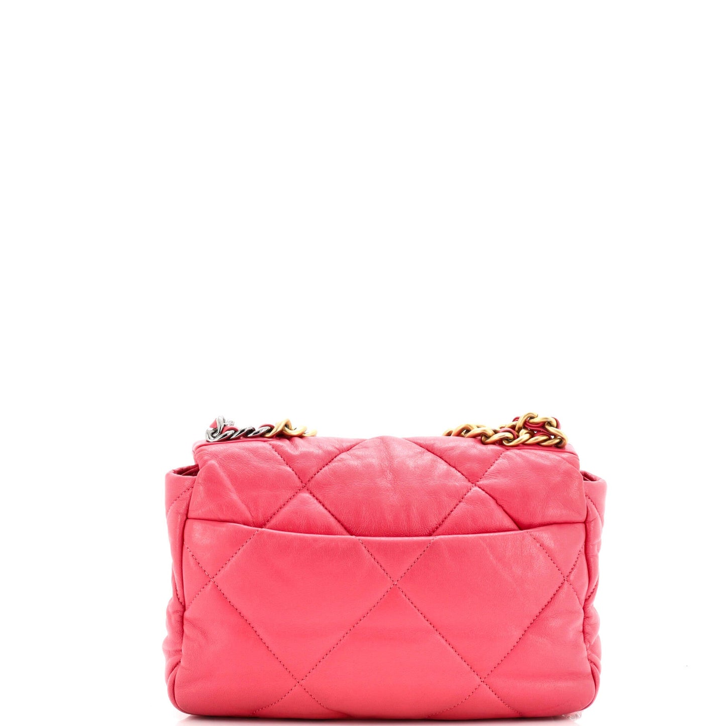 19 Flap Bag Quilted Leather Medium