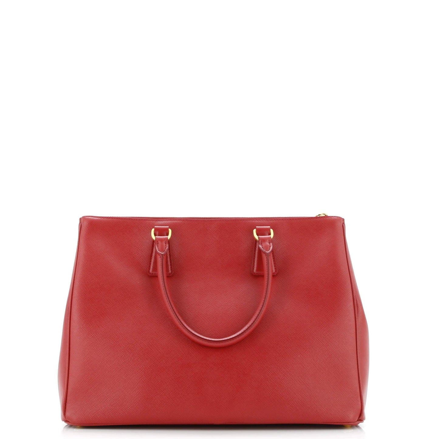 Double Zip Lux Tote Saffiano Leather Large