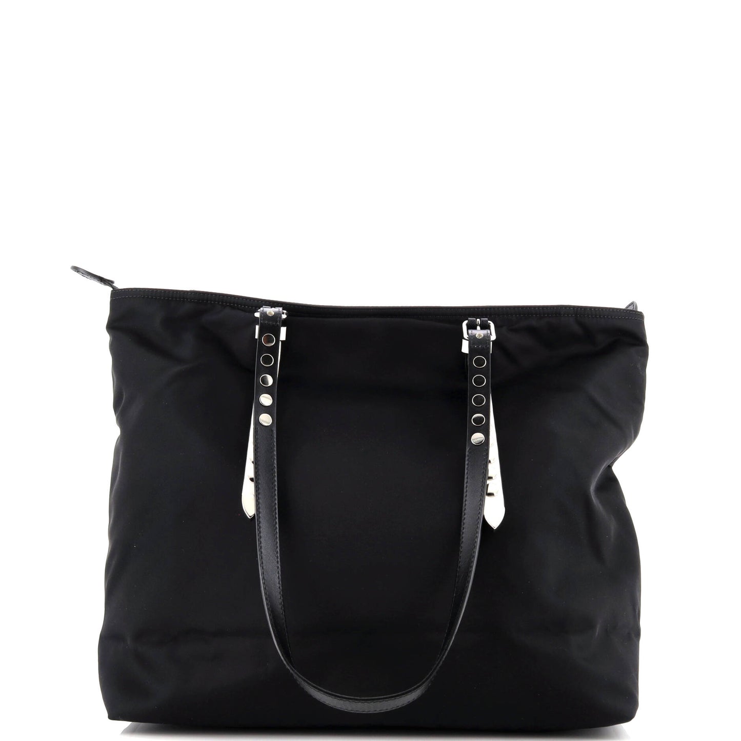 New Vela Convertible Tote Tessuto with Studded Leather Medium